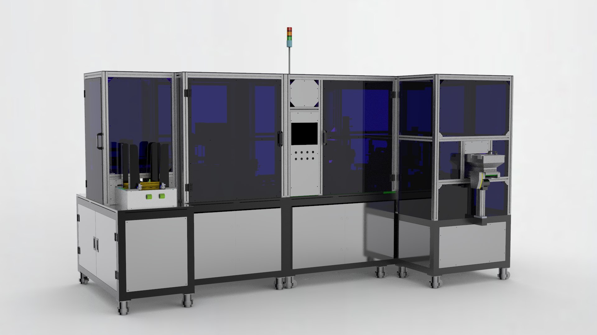 3D Tray curing automatic loading and unloading machine - TurboSquid 1947532