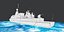 3d corvette class warship