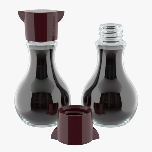 soy sauce bottle 3D