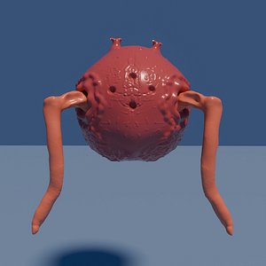 A round ugly virus or microorganism