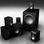 ultimate speakers 3d model