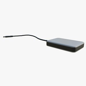 3D External Hard Drive With Cable