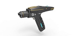3D pistol phaser accurate