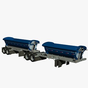 Midland TW2500 TW2000 b-train trailers