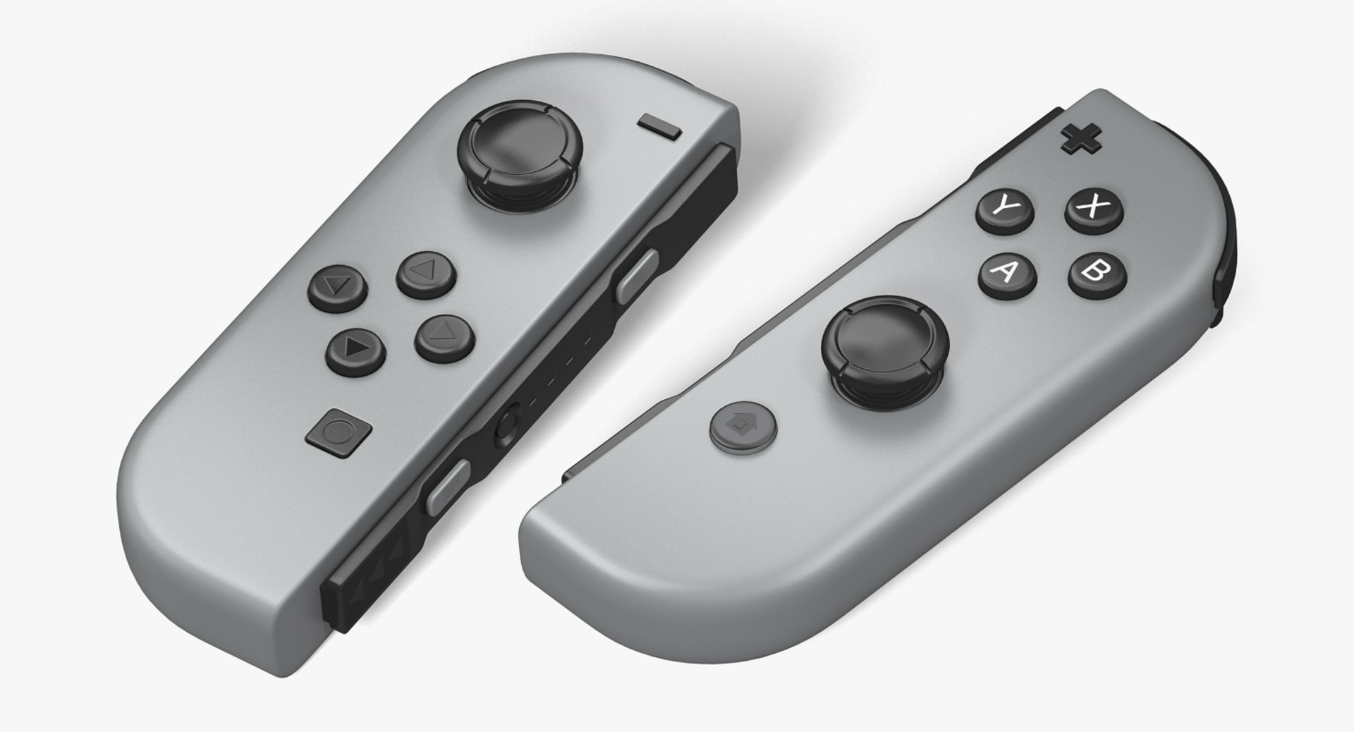 3D Nintendo Switch Gray Joy - TurboSquid 1203481