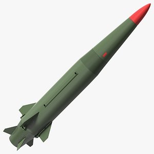 Hypersonic Ballistic Missile 3D model