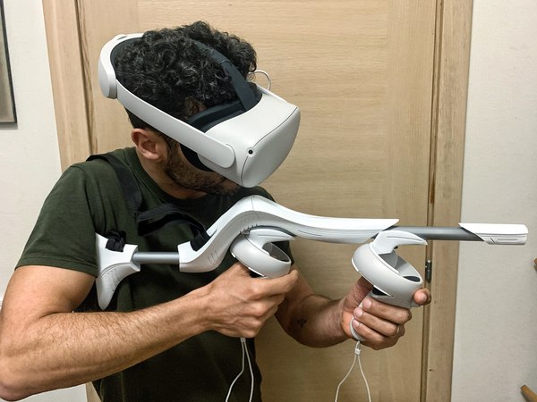 Elixe VR Gunstock 3D model