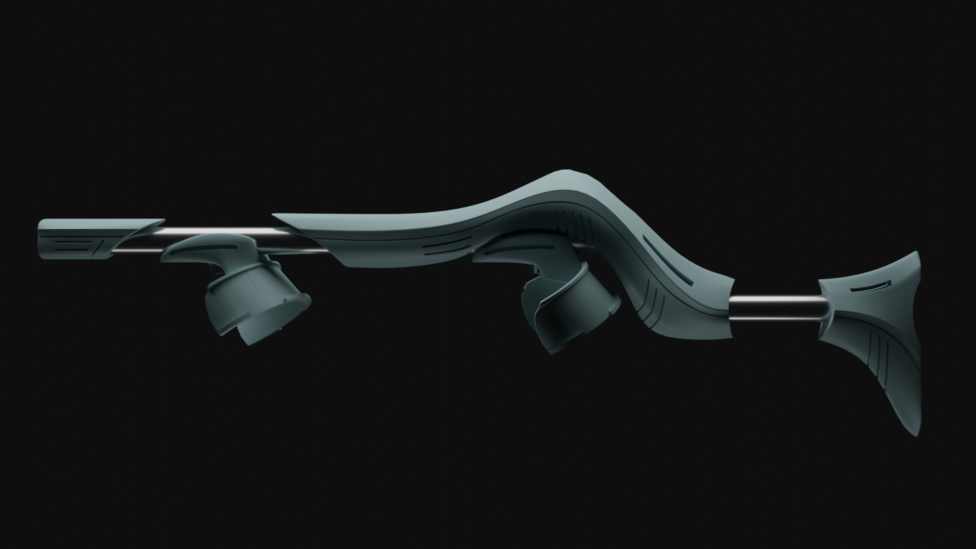 Elixe VR Gunstock 3D model TurboSquid 1715433