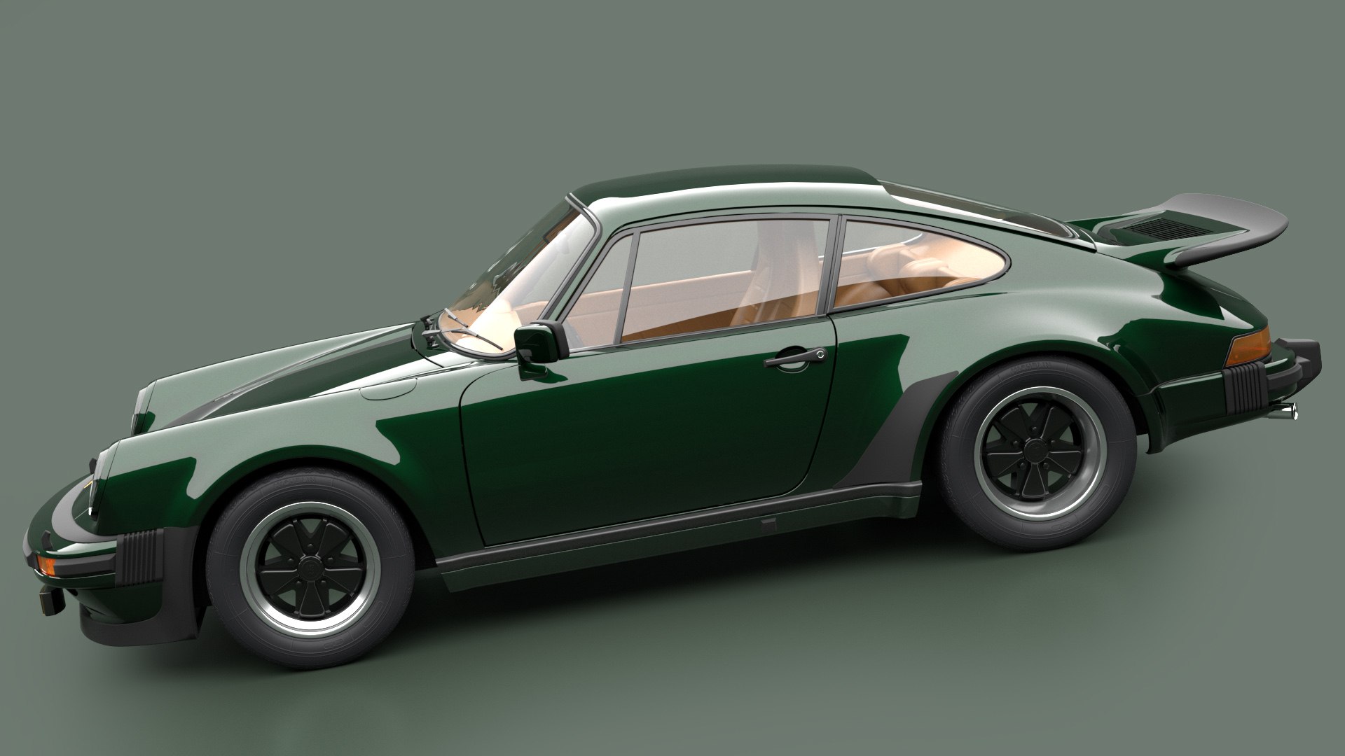 Porsche 930 Turbo 1975 3D model - TurboSquid 1715014