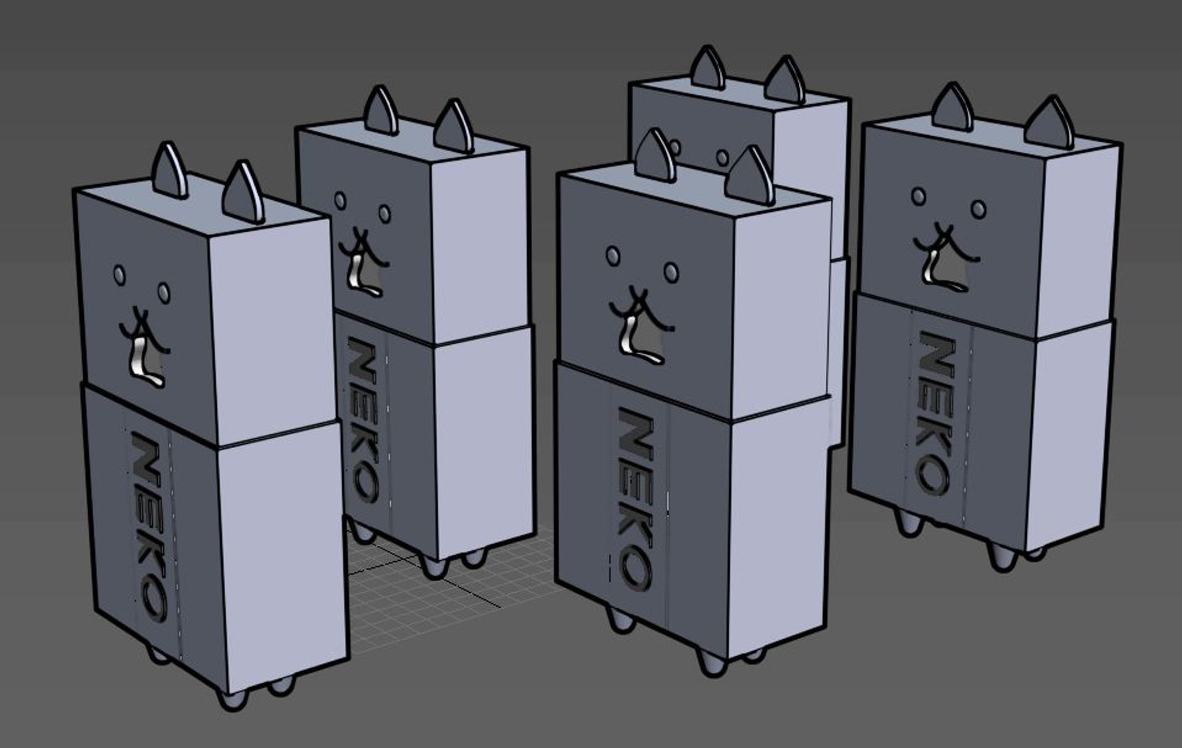 3D Eraser Cat Battle TurboSquid 1591331