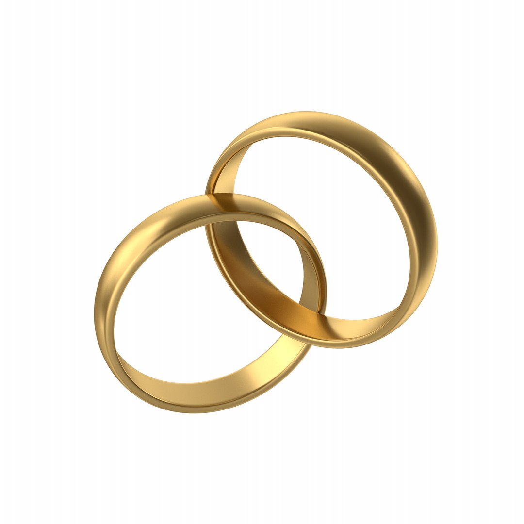 Wedding Rings Model - TurboSquid 1896277