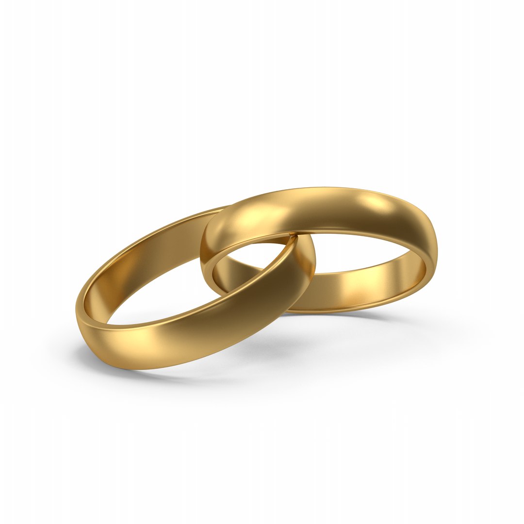 Wedding Rings Model - TurboSquid 1896277