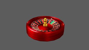 roulette set 3D model