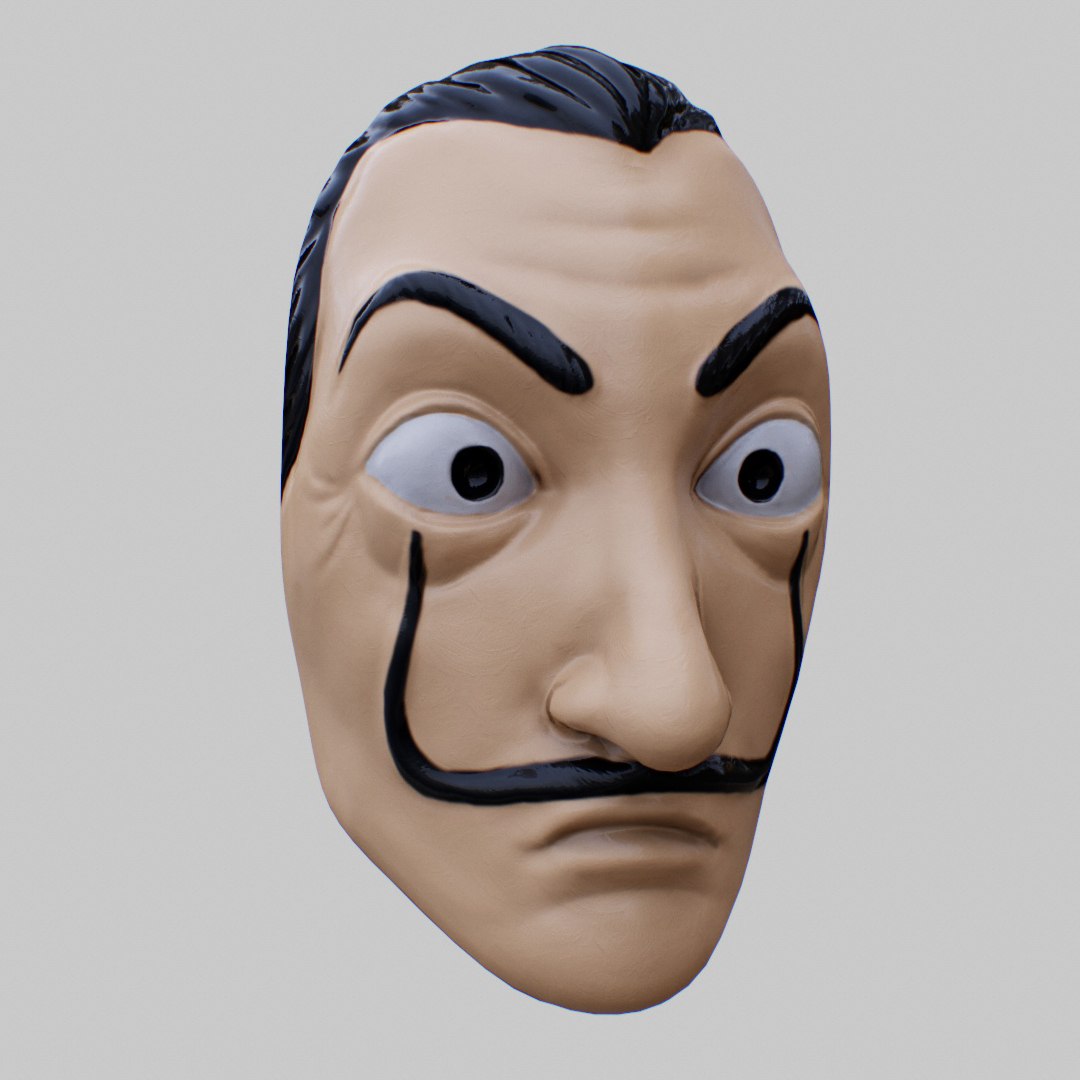 Salvador Dali Mask 3D Model - TurboSquid 1709223