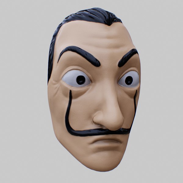 modelo 3d Máscara de Dalí - TurboSquid 1709223