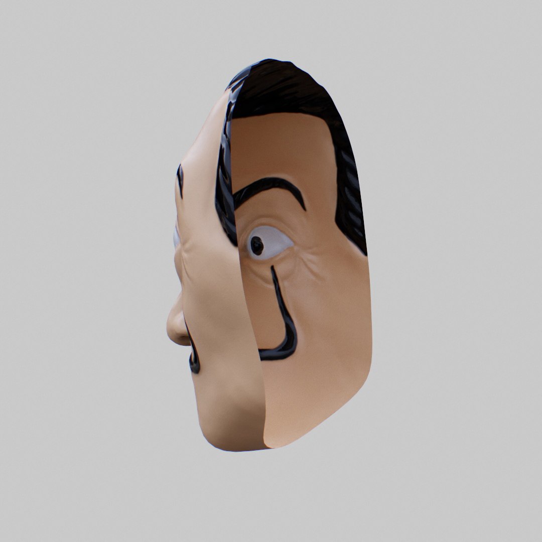 Salvador Dali Mask 3D Model - TurboSquid 1709223