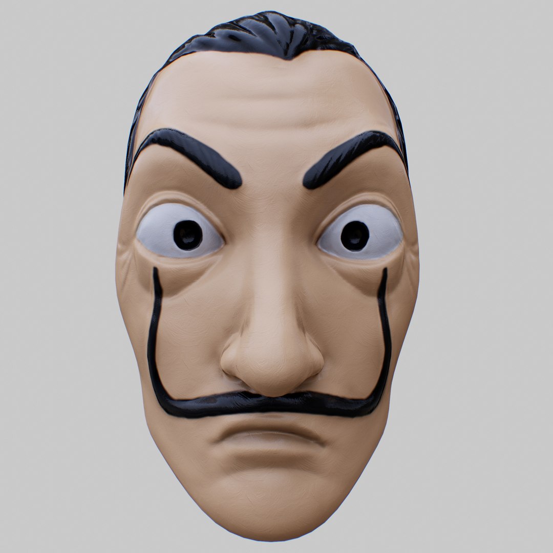 Salvador Dali Mask 3D Model - TurboSquid 1709223