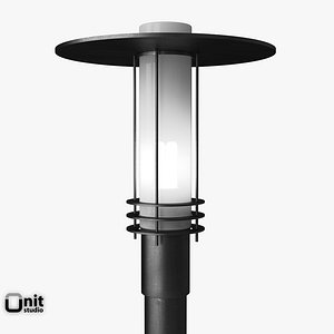 photometric boom lamppost exterior lamp 3d model