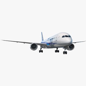 Boeing 787-9 Dreamliner ANA Livery Rigged for Maya