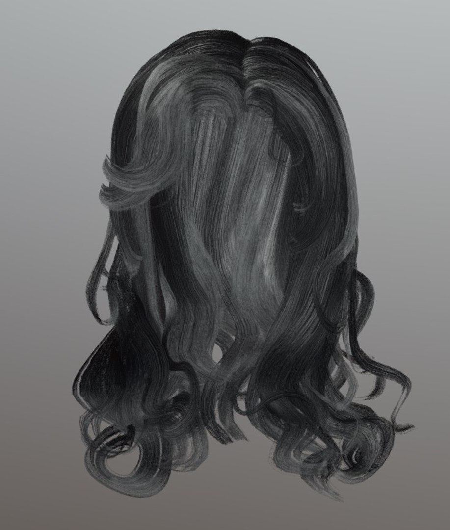 Female Hairstyle Hair 3D - TurboSquid 1417574