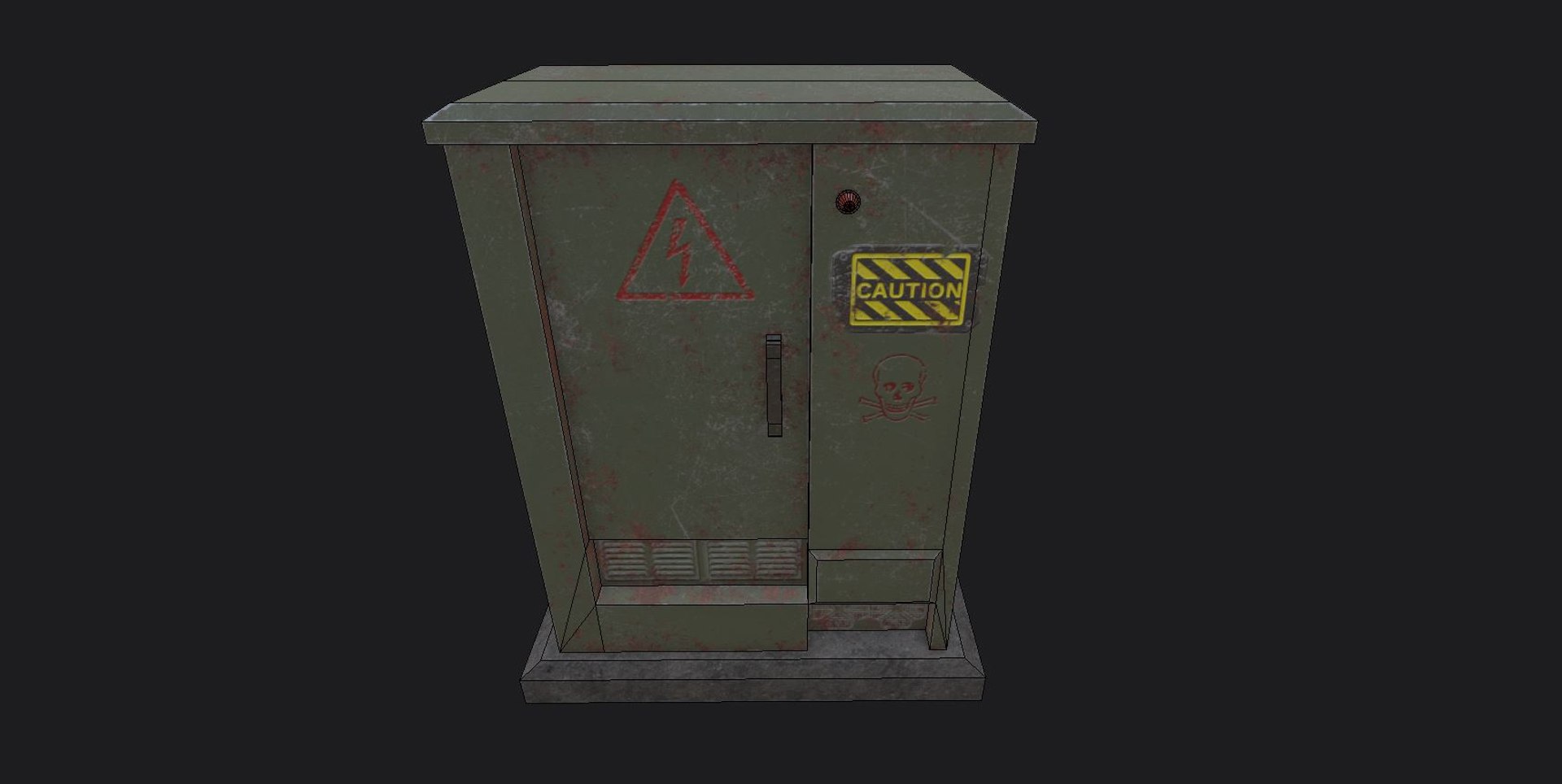 Electric box games 3D model TurboSquid 1311456