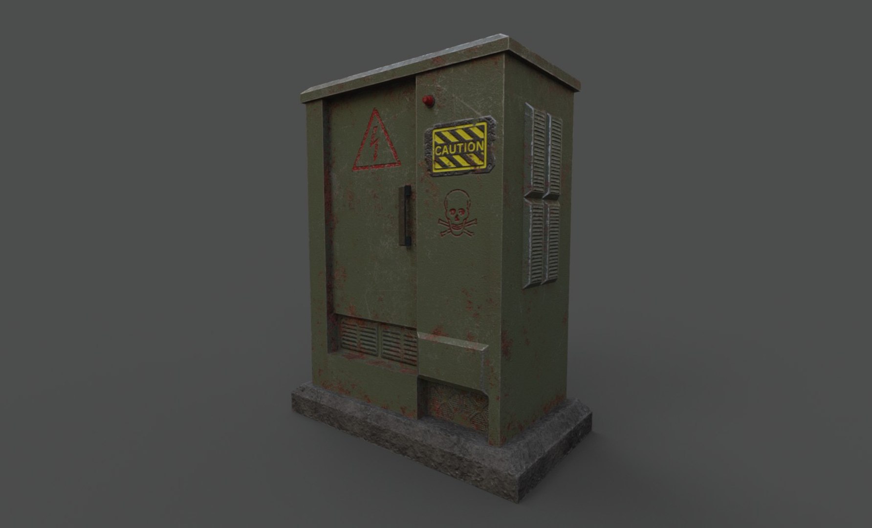 Electric box games 3D model TurboSquid 1311456