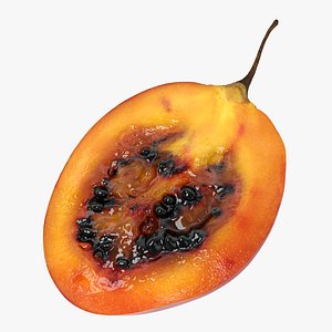 Tamarillo Half 3D Model