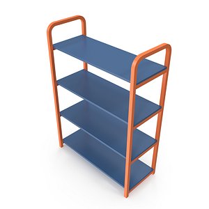 industrial shelf 3D model