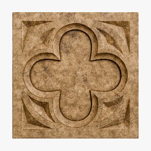Medieval Gothic Ornament Panel