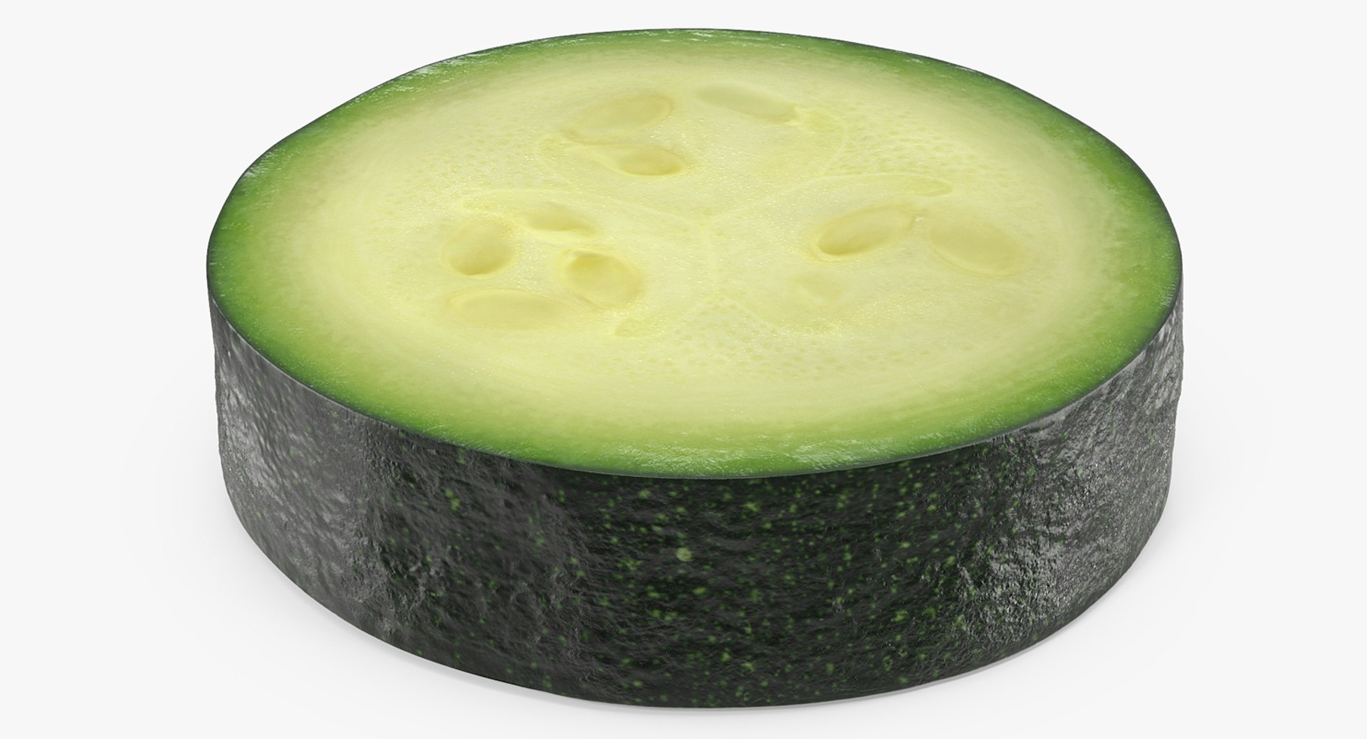 Zucchini Section 3D model preview