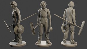 3D model Farmer Man FM1 003