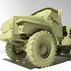 3d russian ural 4320 model