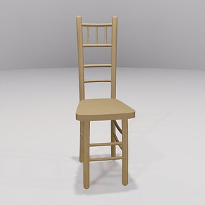 3d model of chair