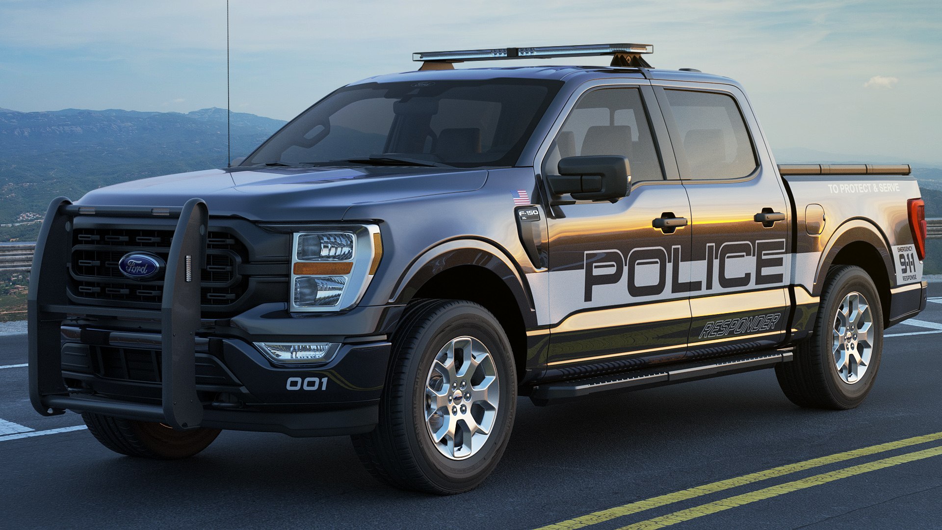 Ford F-150 Police Responder 2021 Model - TurboSquid 1760454