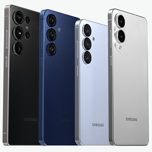 3D Samsung Galaxy S25 and S25 Plus and S25 Ultra and S25 Edge