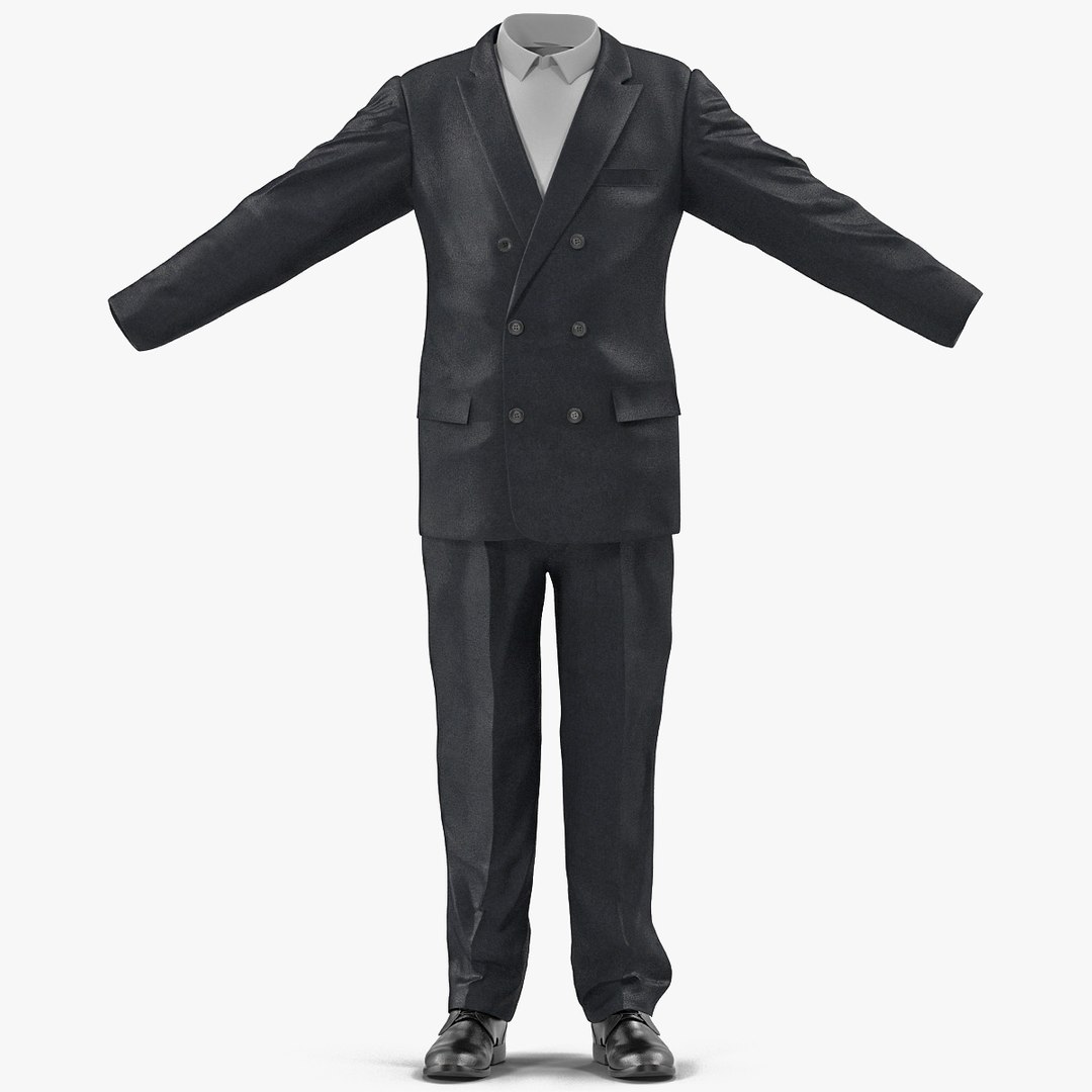 Men&amp;#x27;s Business Suit 3D model preview