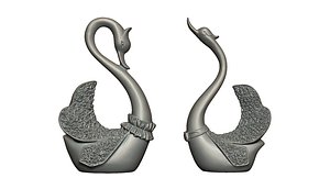 3D swan sculpture