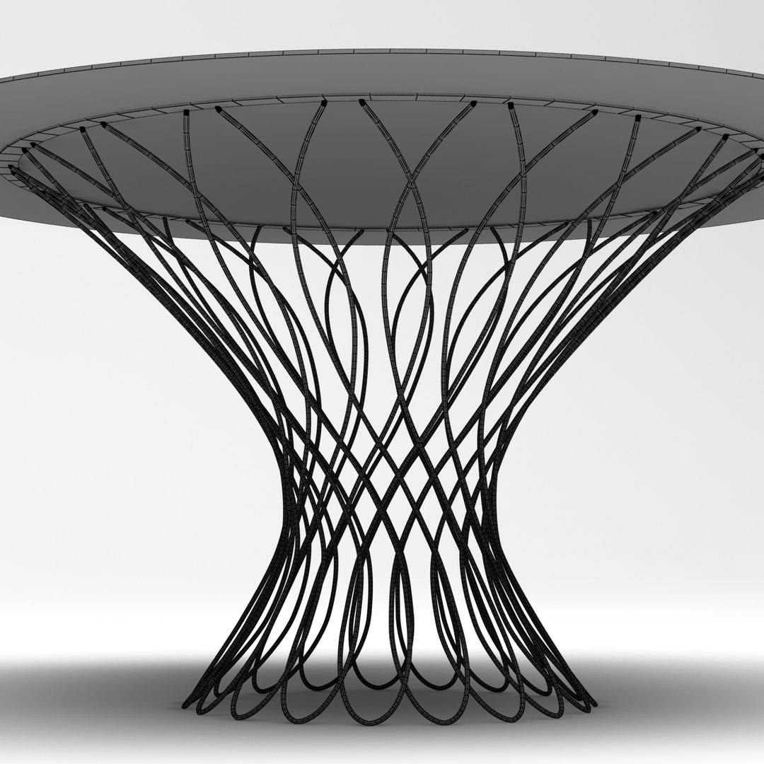 Allure Dining Table 3d Obj