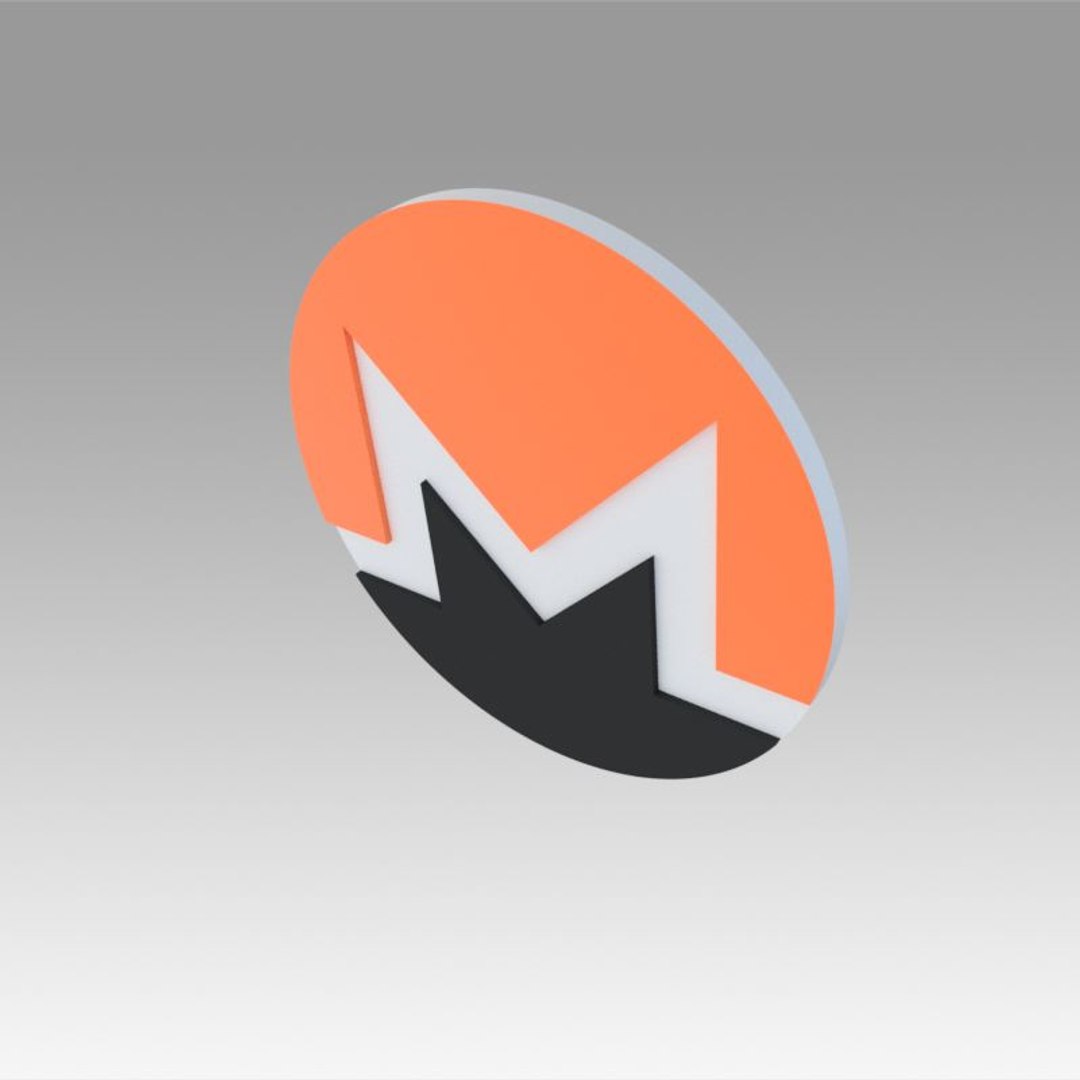3D monero currency crypto - TurboSquid 1385262