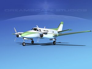 propellers beechcraft c100 king air 3ds
