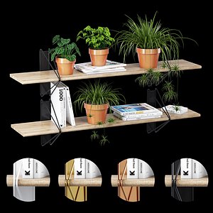 3D shelf bookcase book