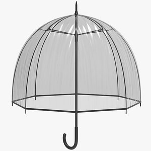 3D model Bell Transparent Umbrella 2