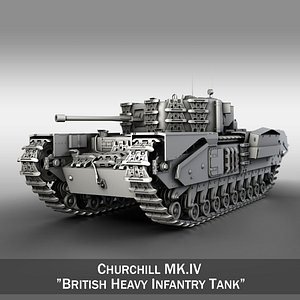 british churchill mk iv 3d 3ds