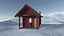 Cabin in the snow
