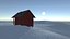 Cabin in the snow