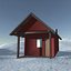 Cabin in the snow