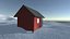 Cabin in the snow
