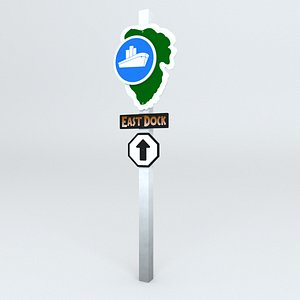 East Dock Sign