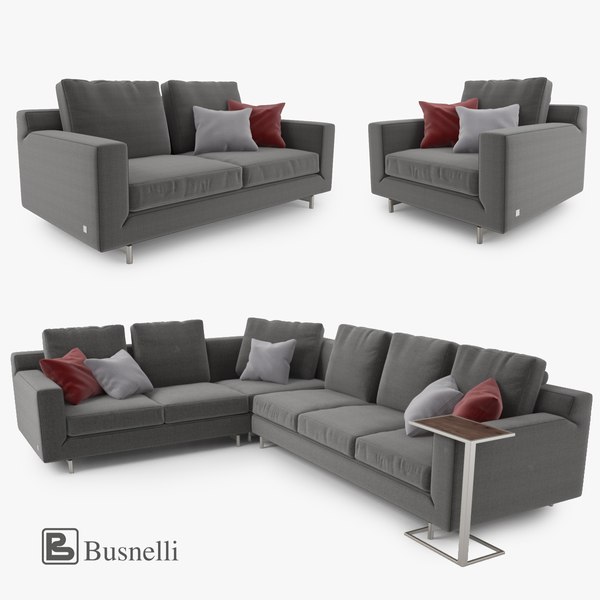 3d busnelli taylor sofa set