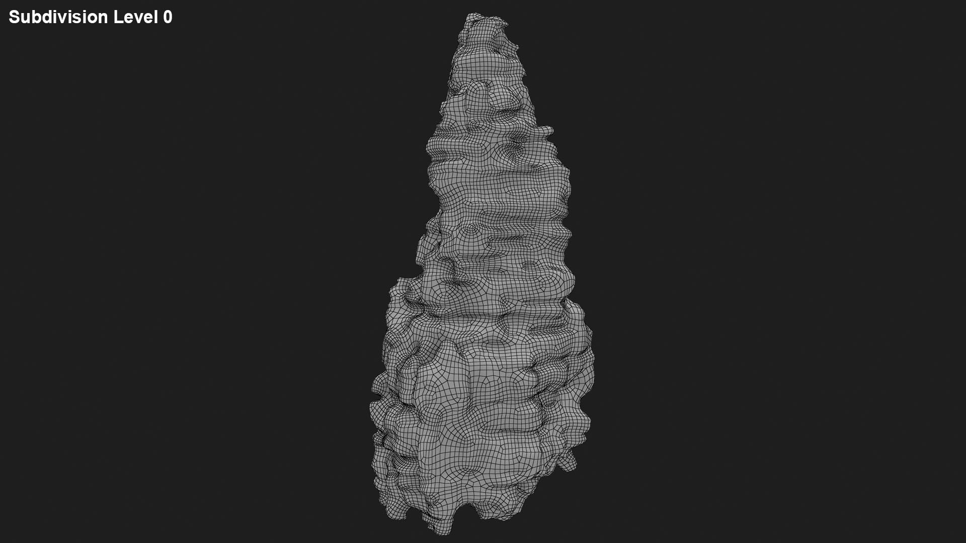 3D Rock Cliff Shape 1 - TurboSquid 2153861